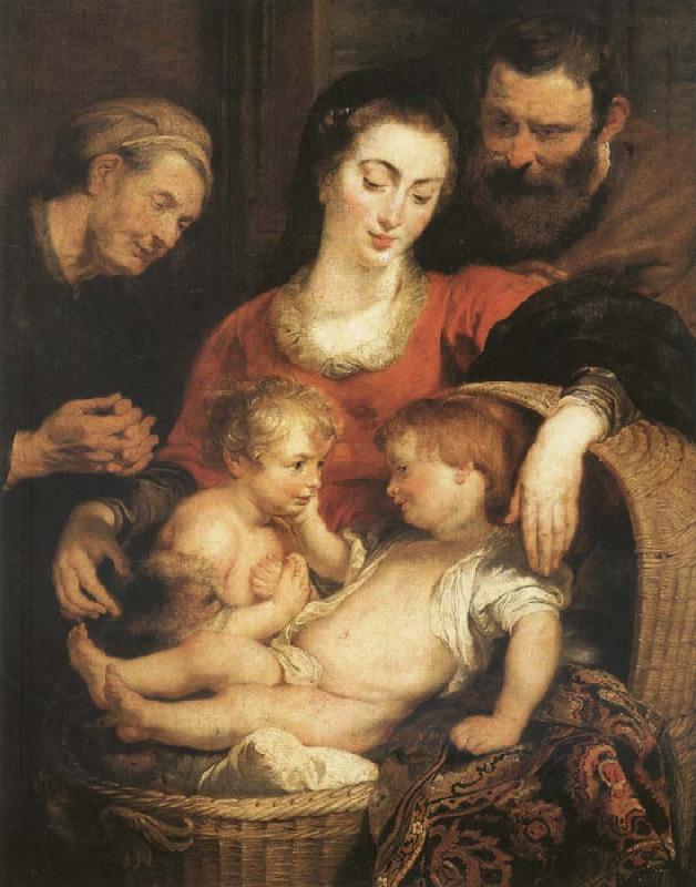 Peter Paul Rubens The Sacred Family with Holy Isabel